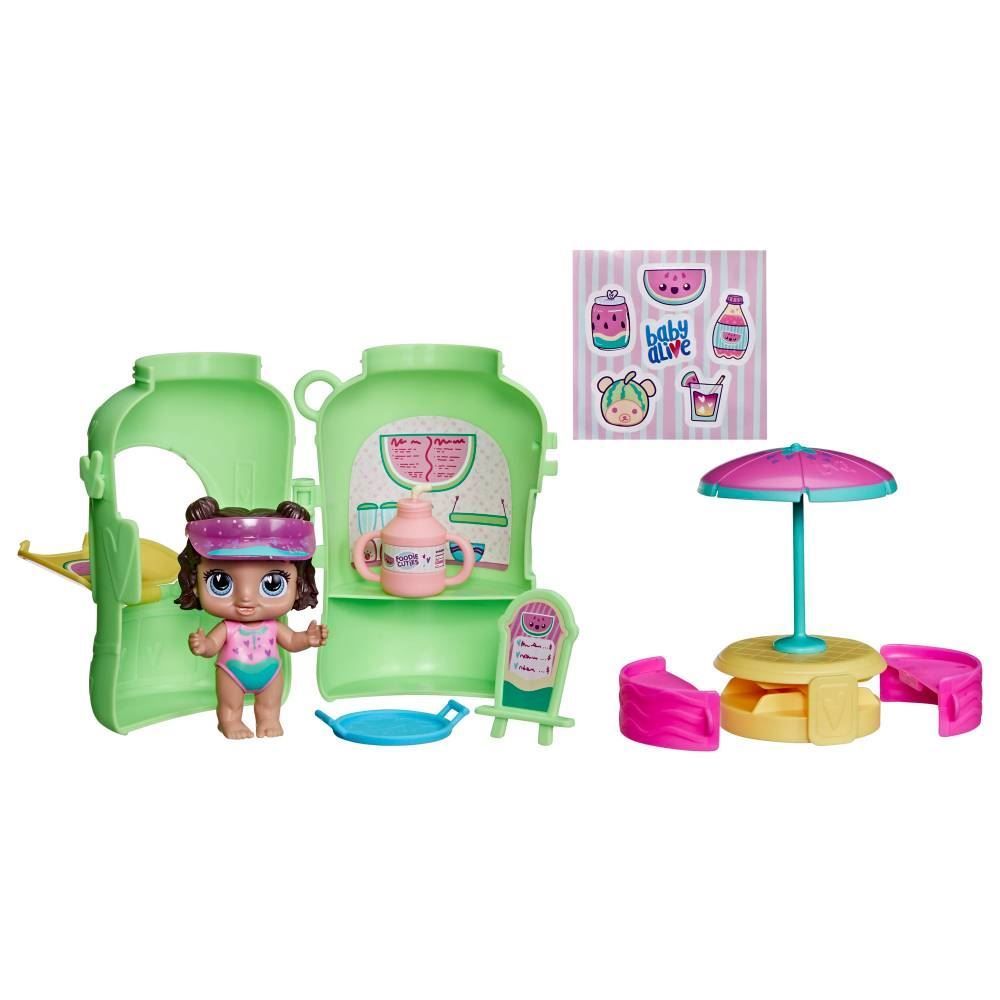 Boneca Baby Alive Foodie Cuties Bottle Hasbro Com 6 Surpresas - Sortido