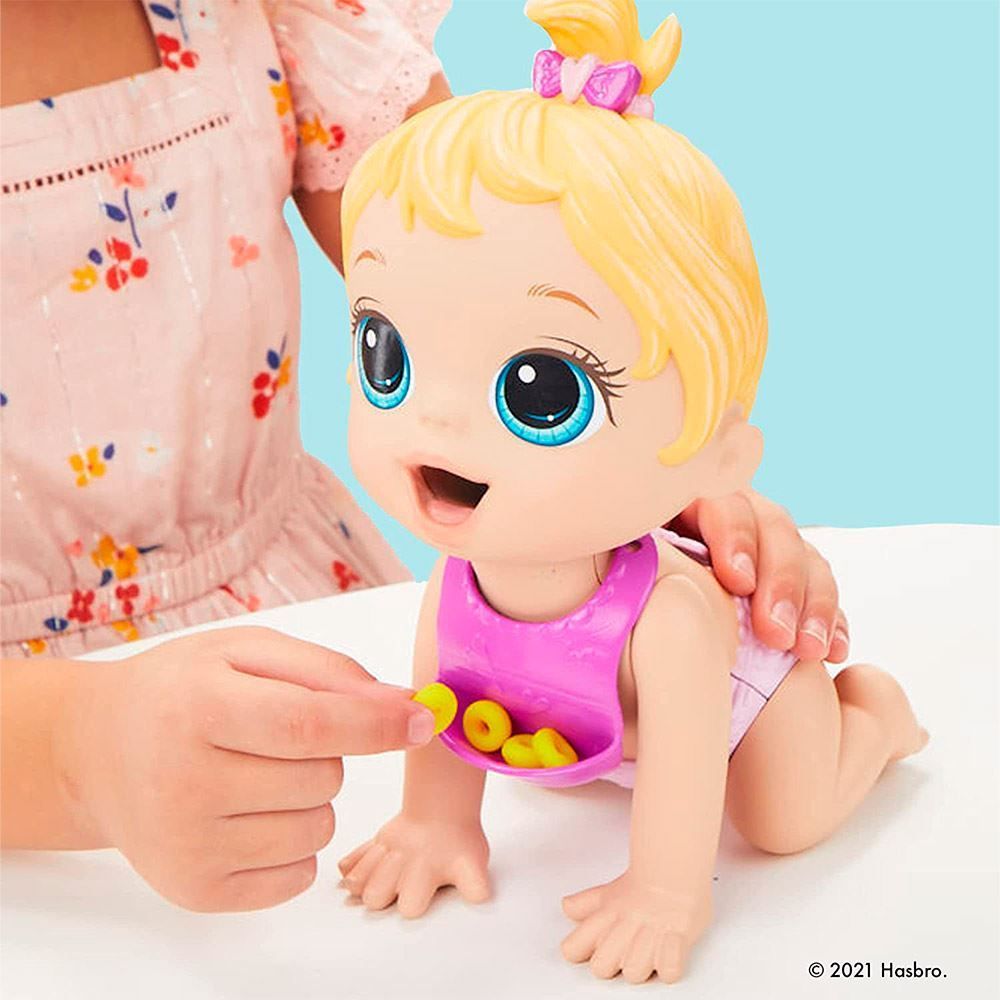 Boneca Baby Alive Hora Da Papinha Loira Hasbro - F2617
