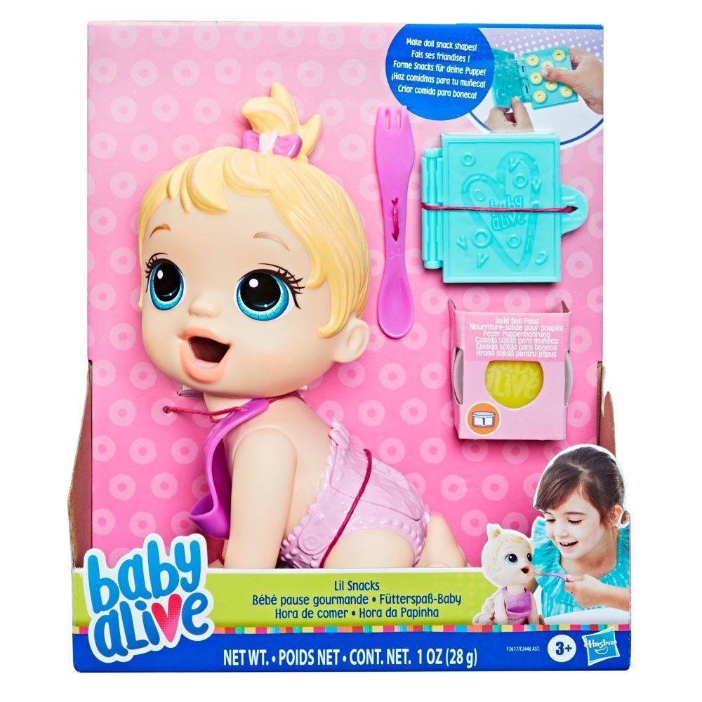 Boneca Baby Alive Hora Da Papinha Loira Hasbro - F2617