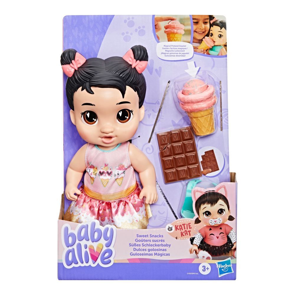 Boneca Baby Alive Katie Kat Guloseimas Hasbro - G1450 