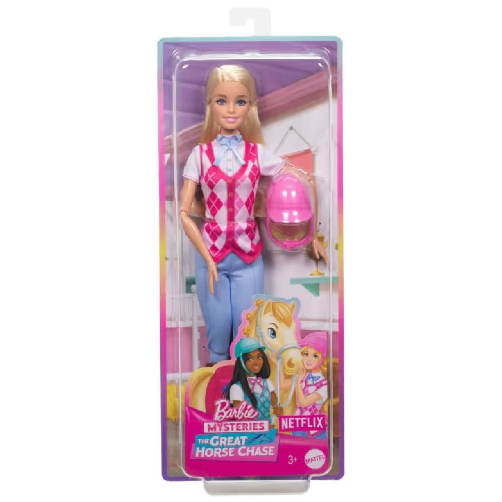 Boneca Barbie Malibu Equitação Mattel - HXJ38