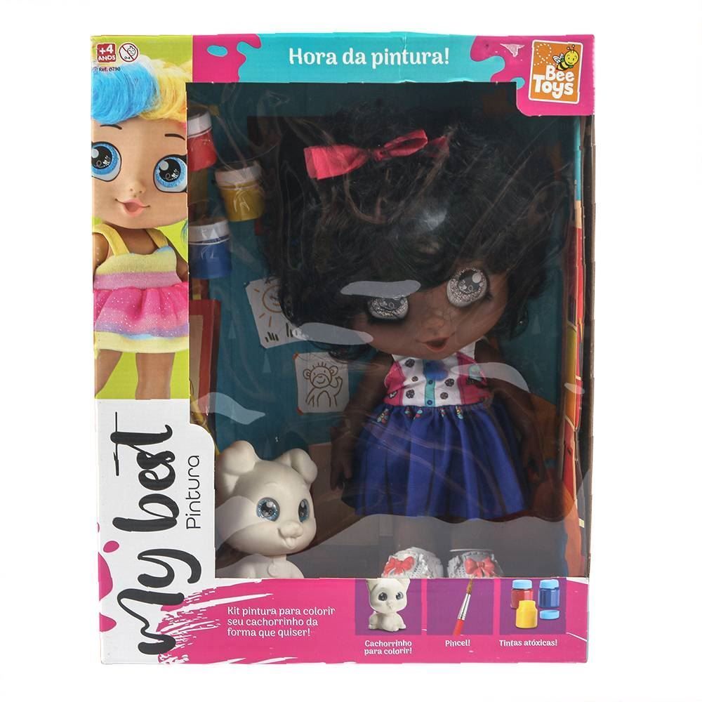 Boneca Best Pintura Negra Bee Toys - 0950