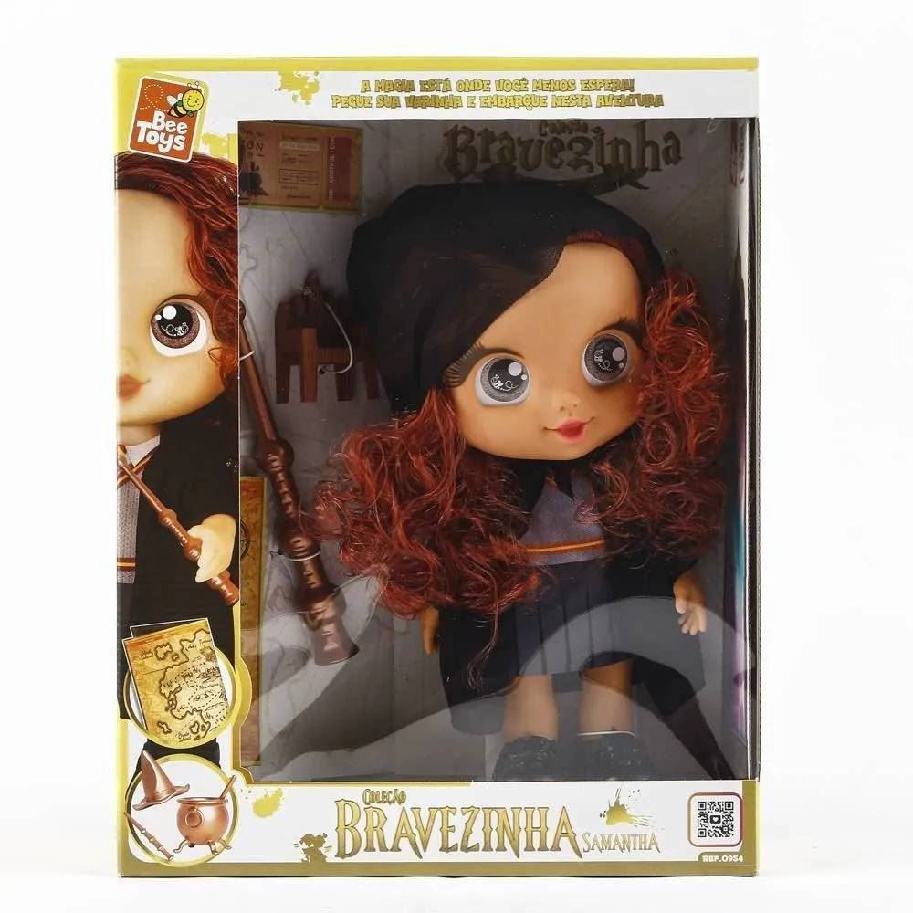 Boneca Brave Samantha Feiticeira Bee Toys Acessórios Mágicos - 0954