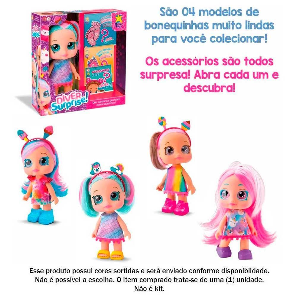 Boneca Diver Surprise Divertoys - 8171