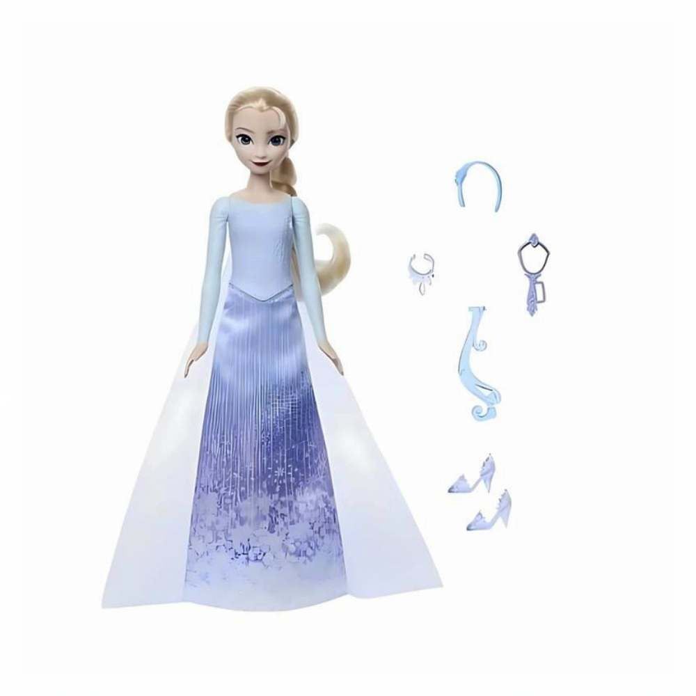 Boneca Elsa Disney Frozen Spin And Reveal Mattel - JBG59