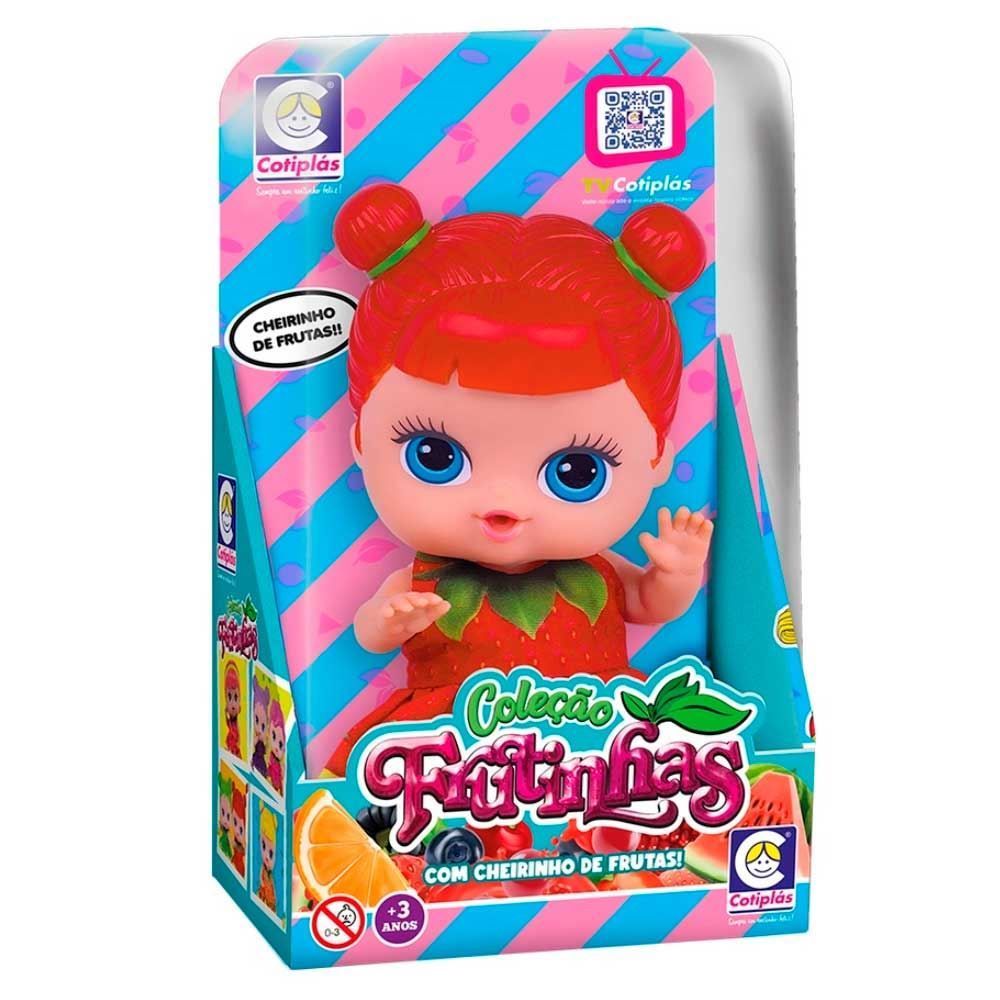 Boneca Frutinhas Com Cheirinho De Morango Cotiplás - 2508