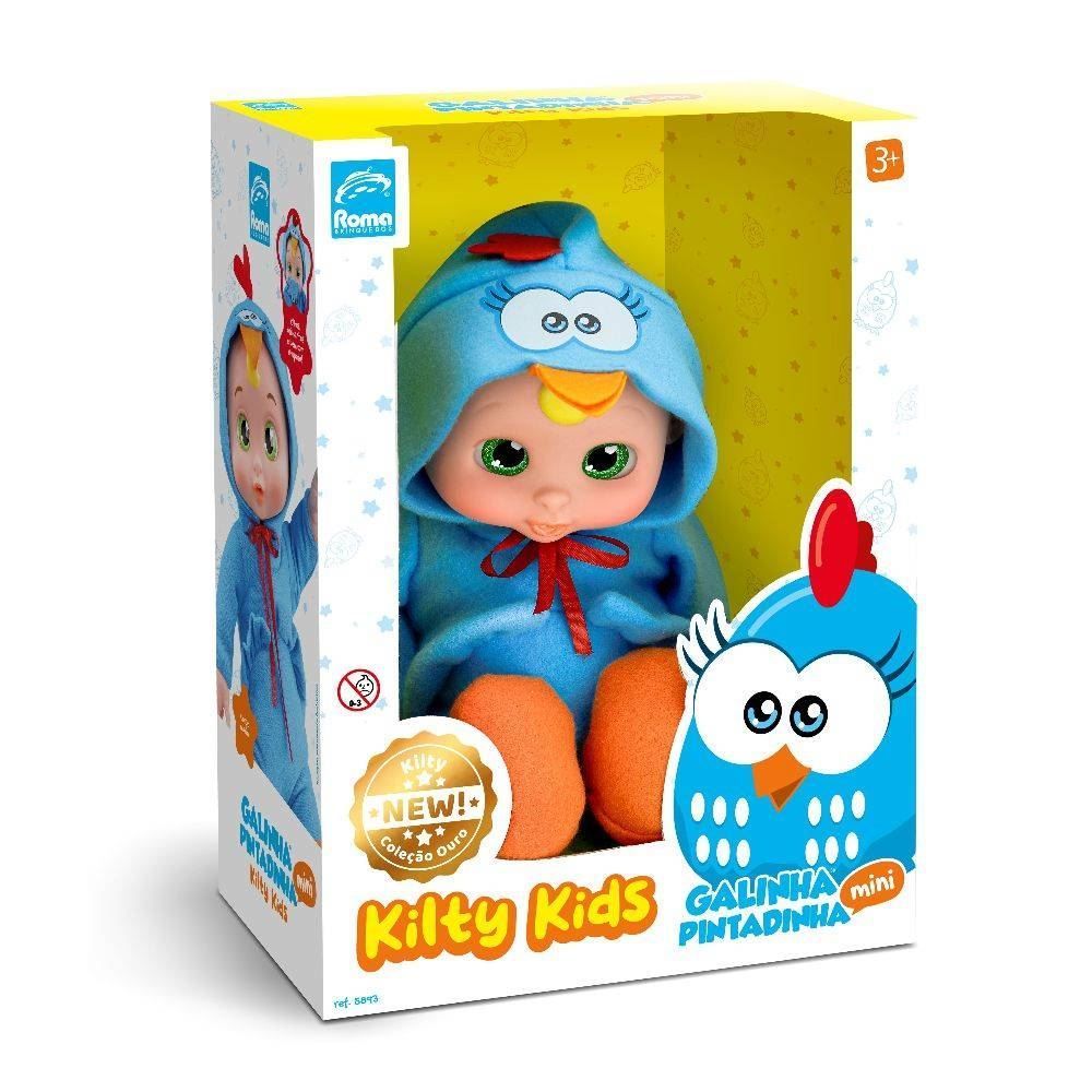 Boneca Galinha Pintadinha Kilty Kids Roma Brinquedos - 5893