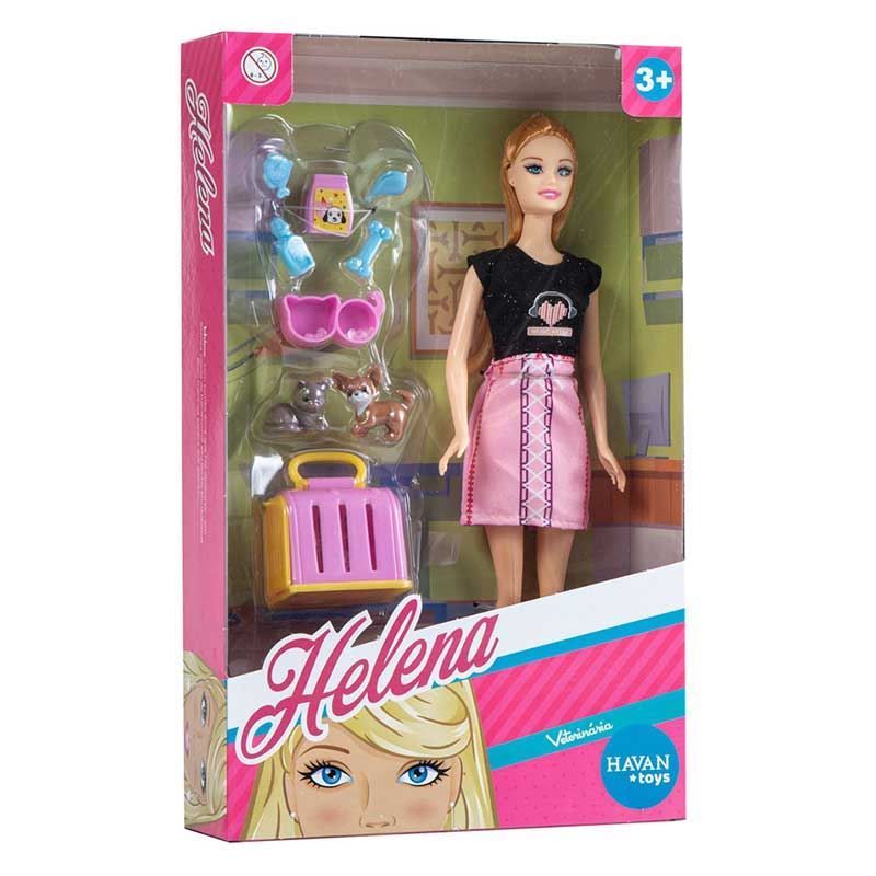 Boneca Helena Veterinária Havan Toys - HBR0289