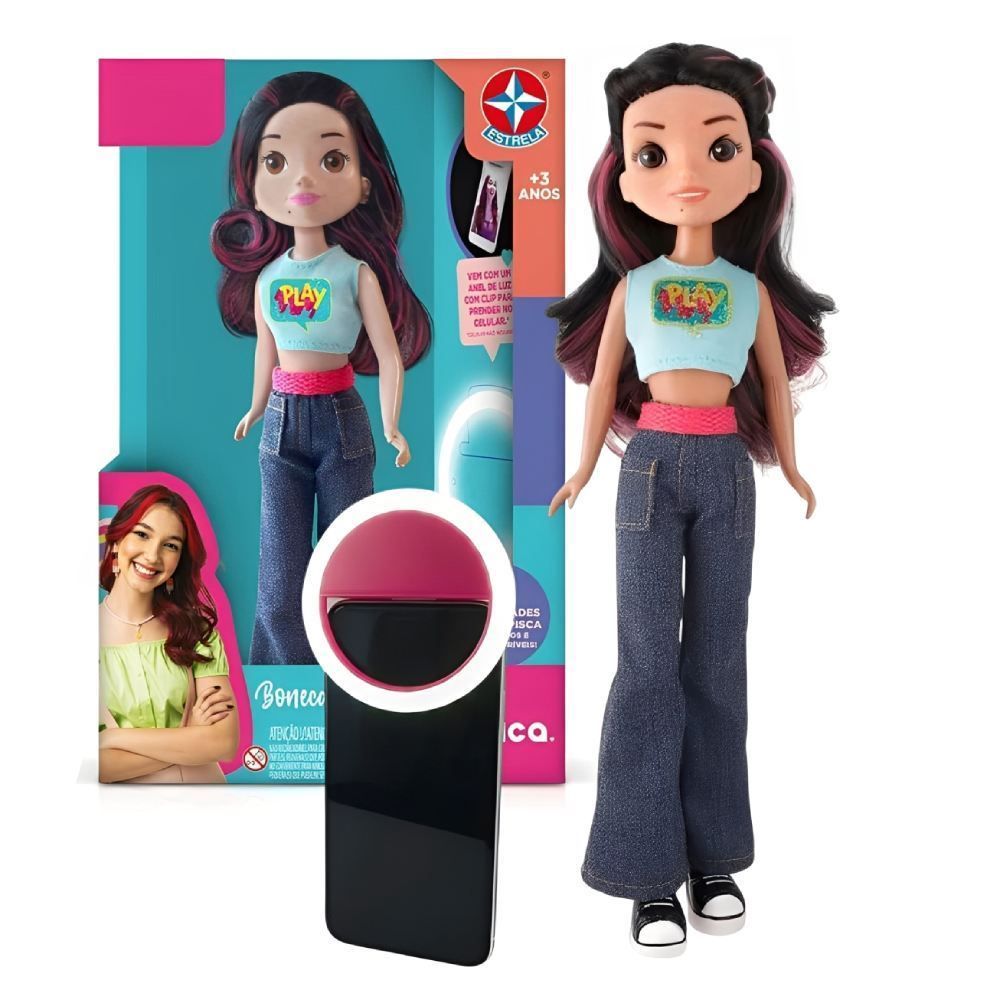 Boneca Luluca Fashion Estrela - Diversão