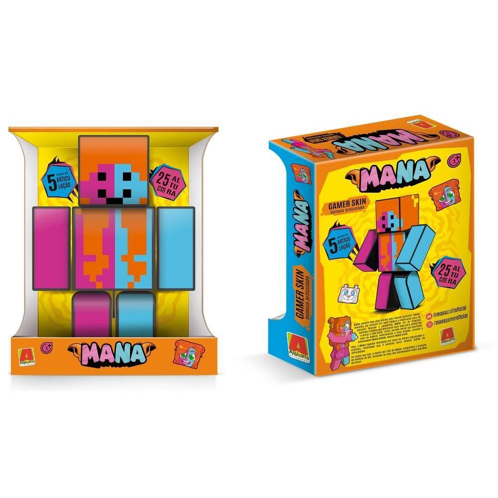 Boneca Mana Gamer Algazarra Brinquedos - 3.03.1328