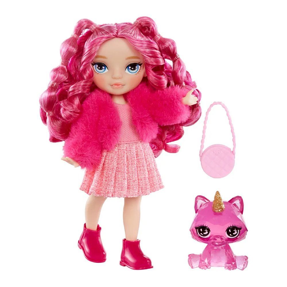 Boneca Rainbow High Littles Dolls m Brinq  - Pink