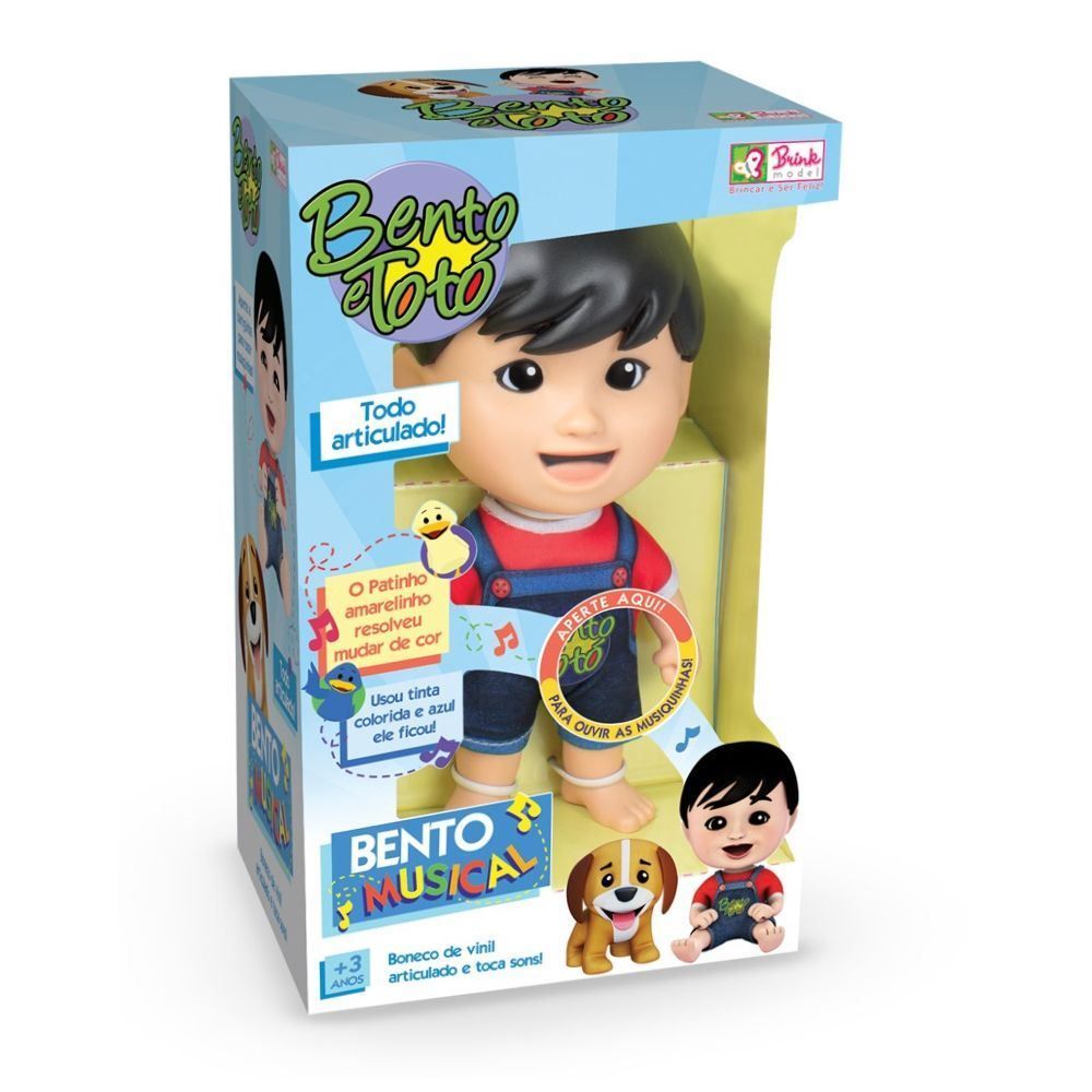 Boneco Bento Musical Brink Model - 2137