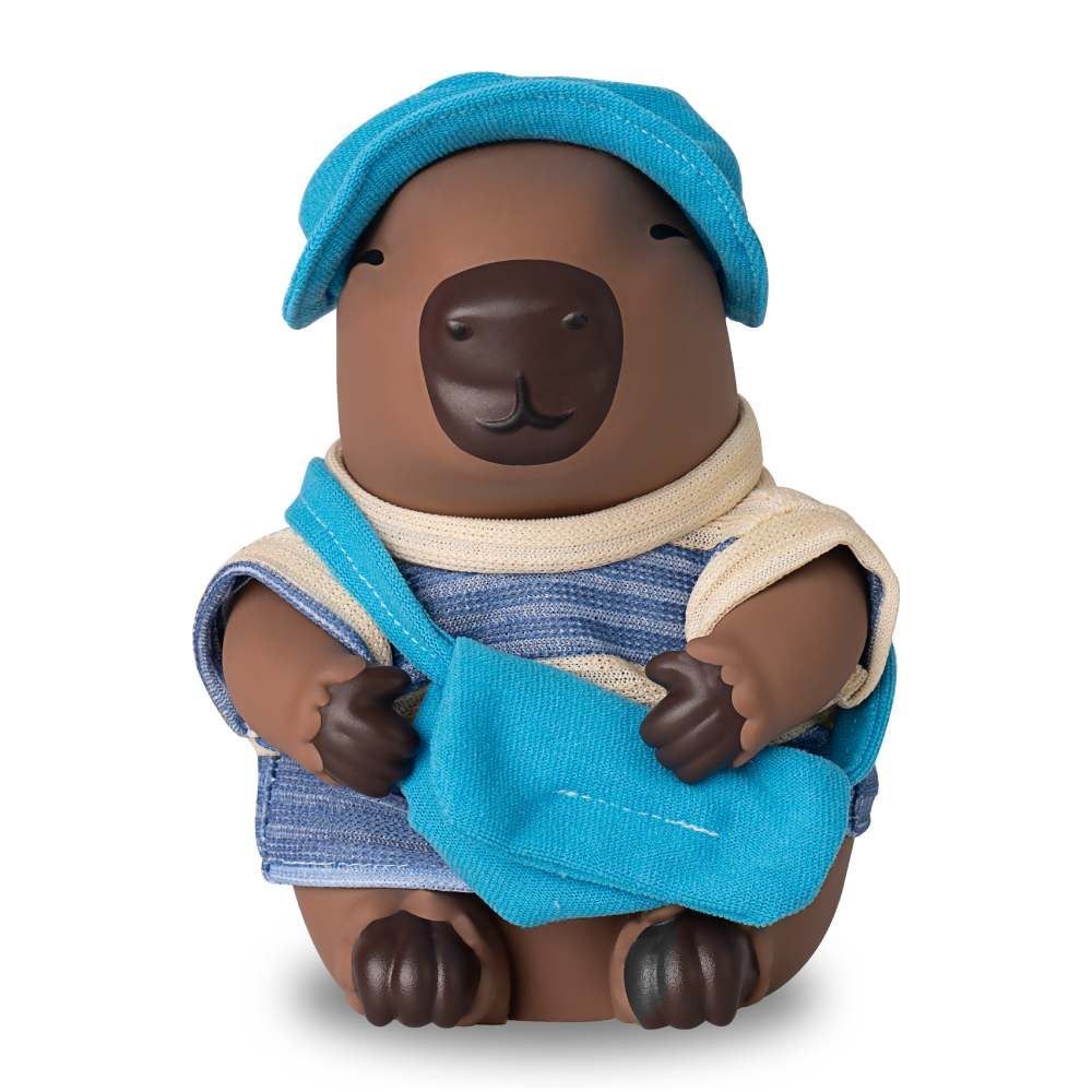 Boneco Capivara Suéter Azul Divertoys - 8387