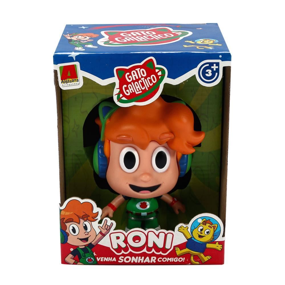 Boneco De Vinil Gato Galáctico Algazarra Brinquedos - 15 Cm