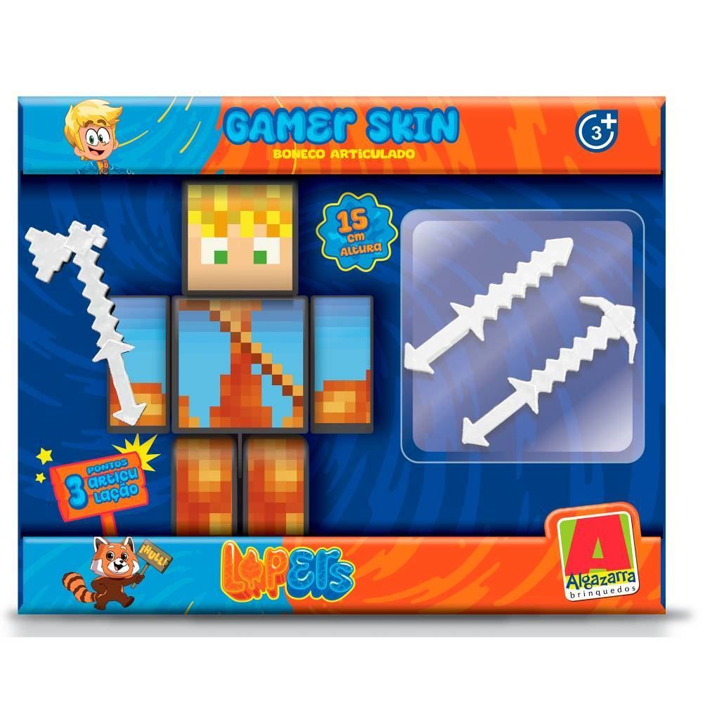 Boneco Lopers 15 Cm Com Acessórios Algazarra Brinquedos - 3.03.1380