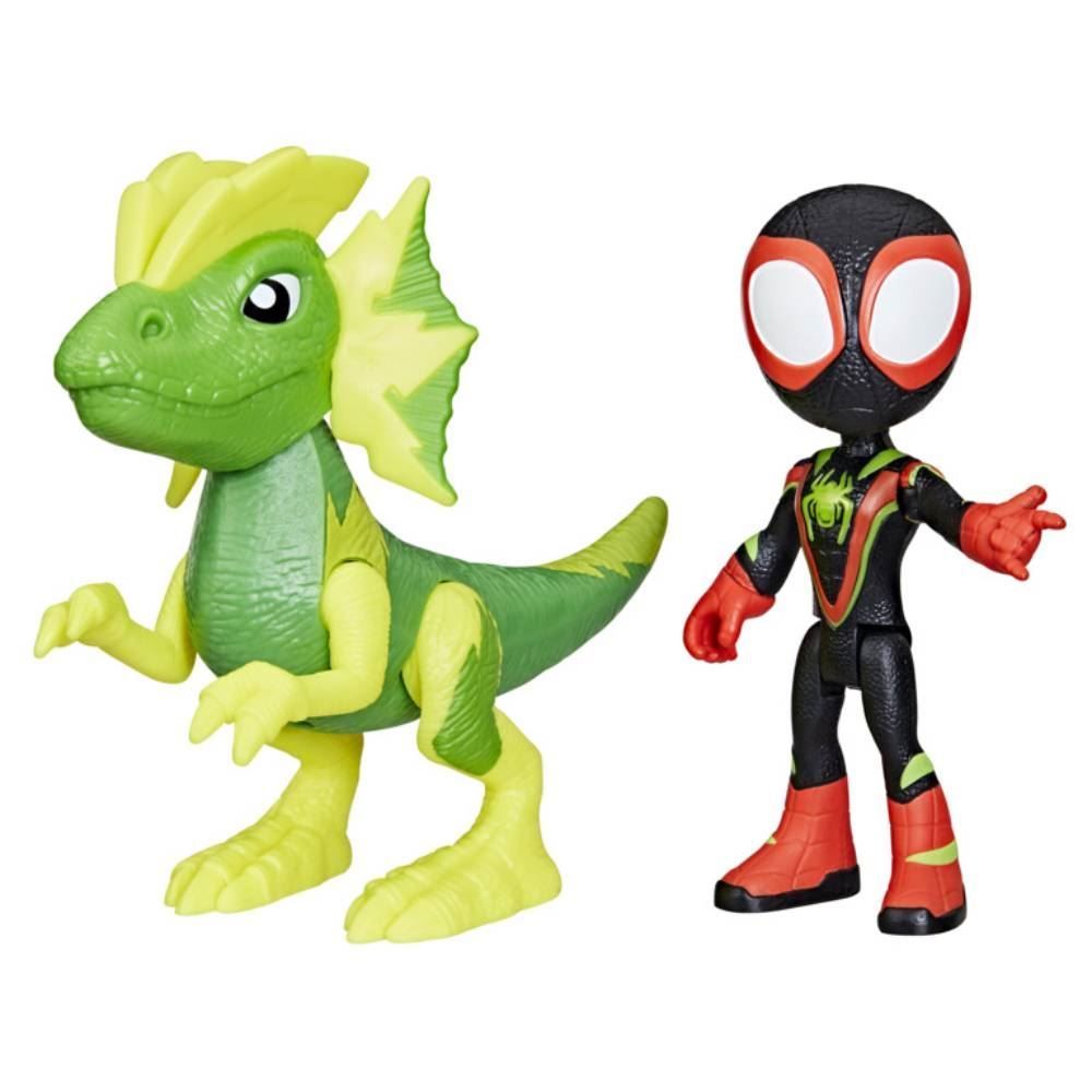 Boneco Miles Morales E Electrossauro Dino Hasbro - G0121