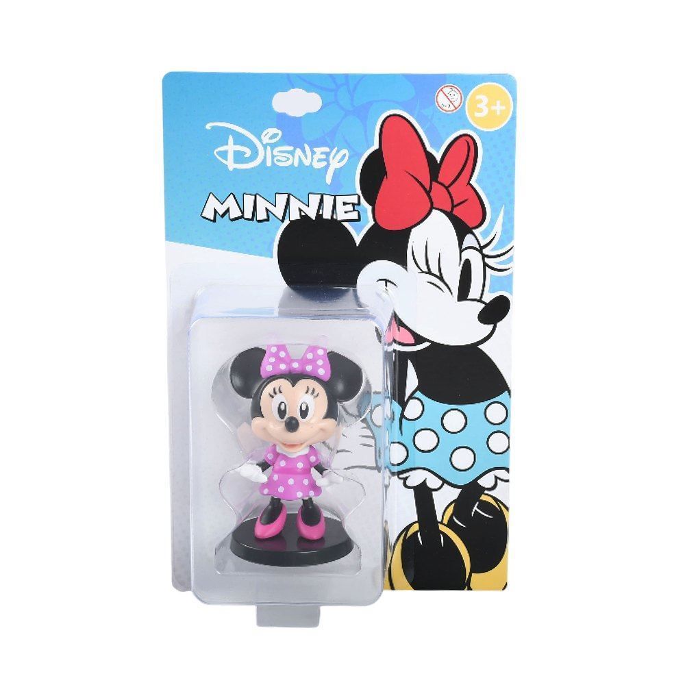 Boneco Miniatura Disney Minnie Rosa - DIS0313