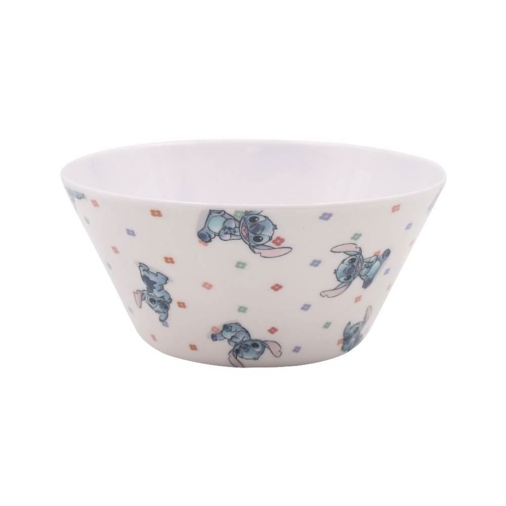 Bowl Melamina Disney Stitch 670Ml - Flores