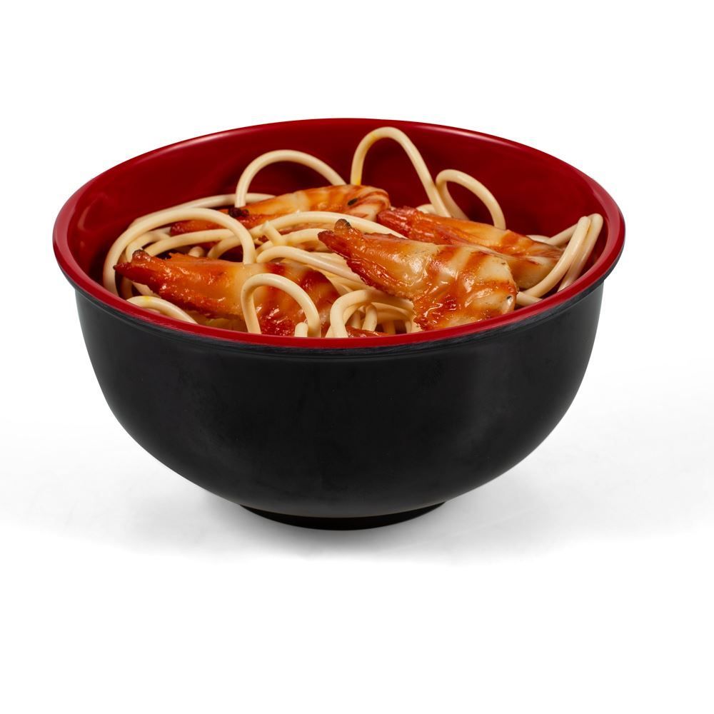 Bowl Oriental Havan Casa 866Ml - Vermelho e Preto