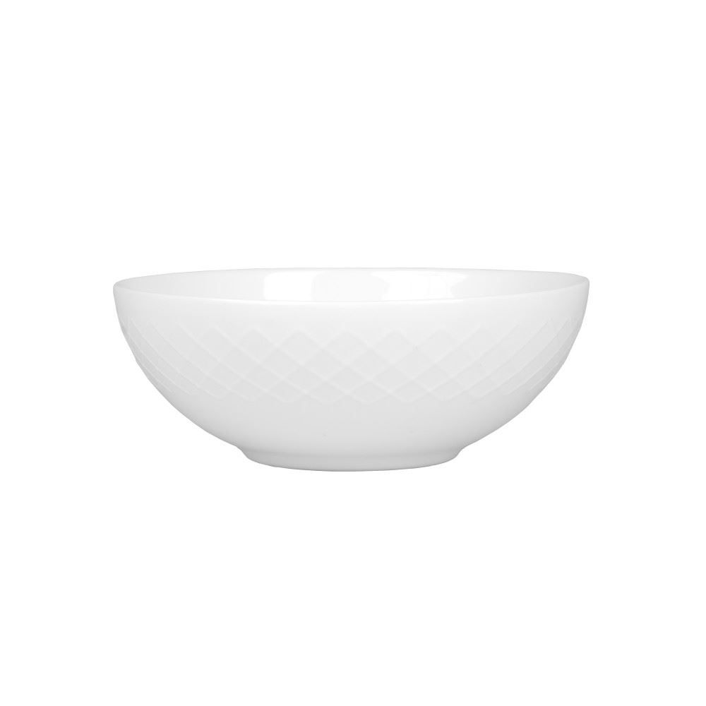 Bowl Vidro Opalino Geométrico Havan Casa 600Ml - Branco