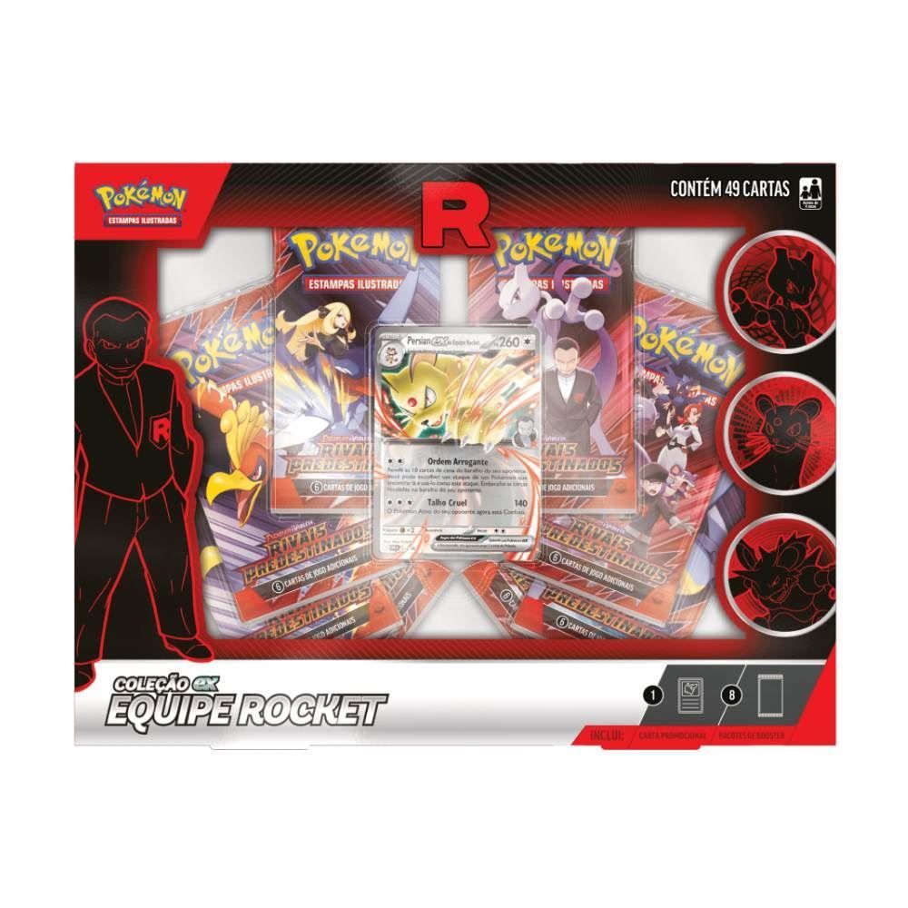 Box Pokémon Coleção Ex Equipe Rocket Copag - 35880