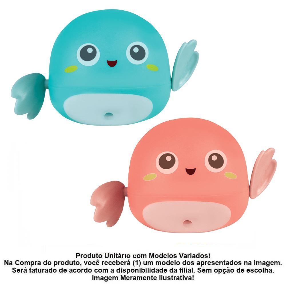Brinquedo de Banho Baleia Buba - Sortido