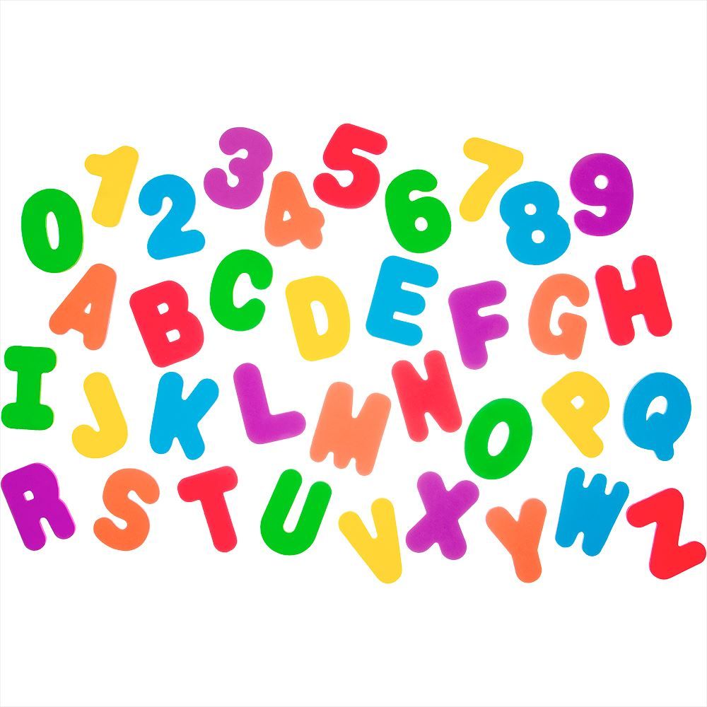 Brinquedo De Banho Buba - Letras e Números