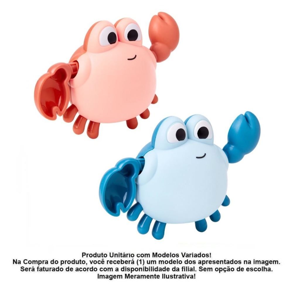 Brinquedo de Banho Caranguejo Buba - Sortido
