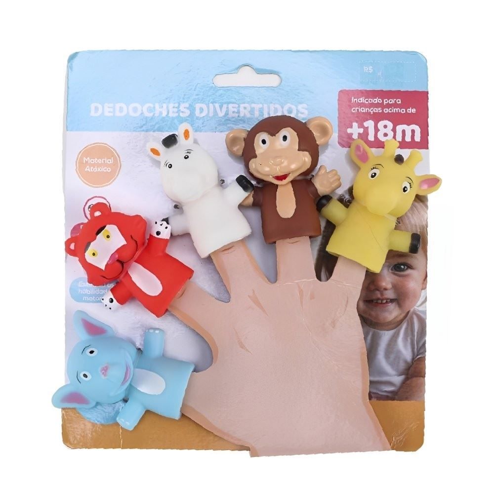 Brinquedo De Banho Dedoches Havan Baby - HBR0532