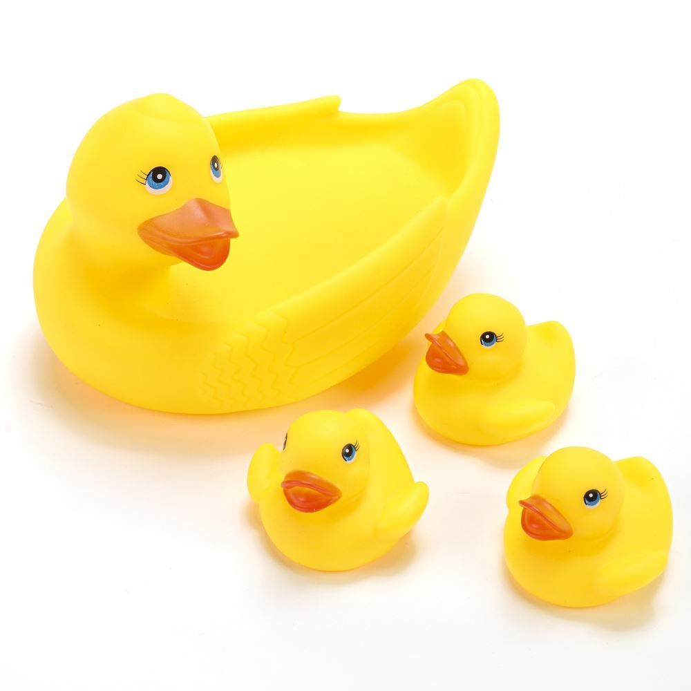 Brinquedo De Banho Mamãe  Pato E Filhotinhos - HBR0548