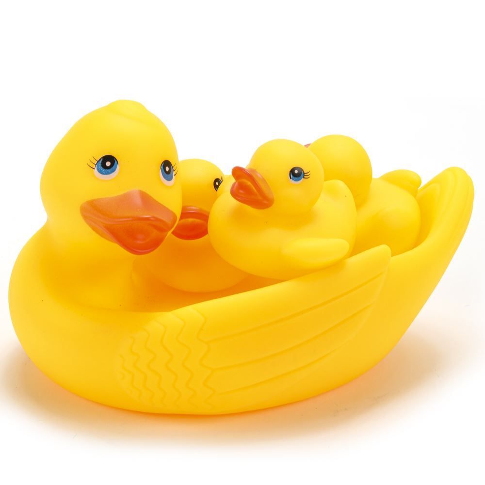 Brinquedo De Banho Mamãe  Pato E Filhotinhos - HBR0548