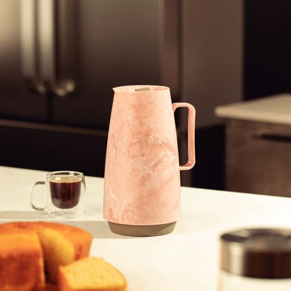 Bule Térmico Exata Marmorizado Tramontina Rosa - 500ml