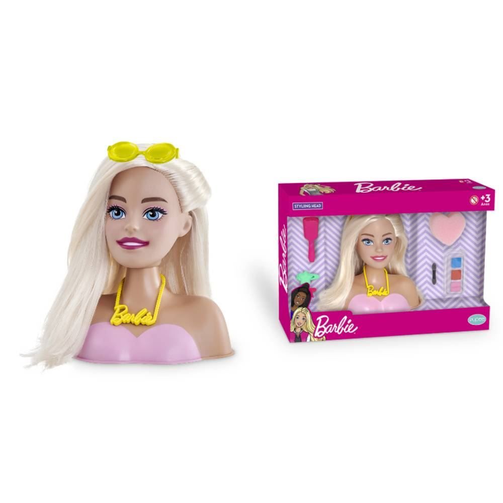 Busto Styling Head Sparkle Barbie Pupee - 1242