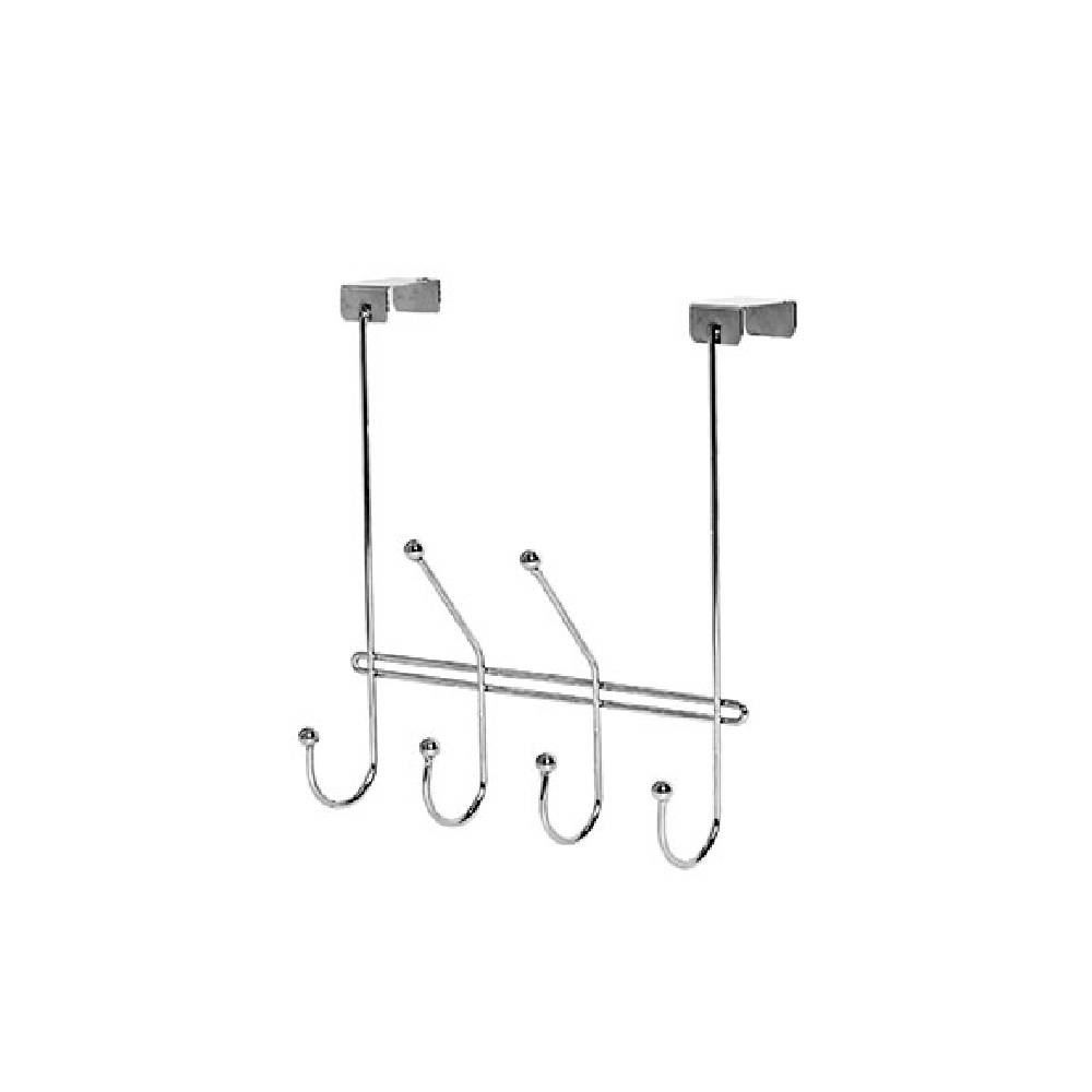 Cabide Para Porta Com 4 Ganchos Maxx Niquelart - Cromado