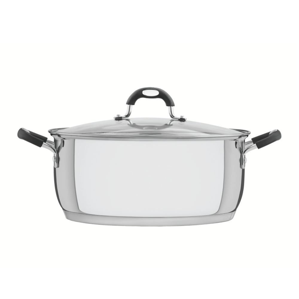 Caçarola Aço Inox Astro De Indução Tramontina 8,9 Litros - Rasa