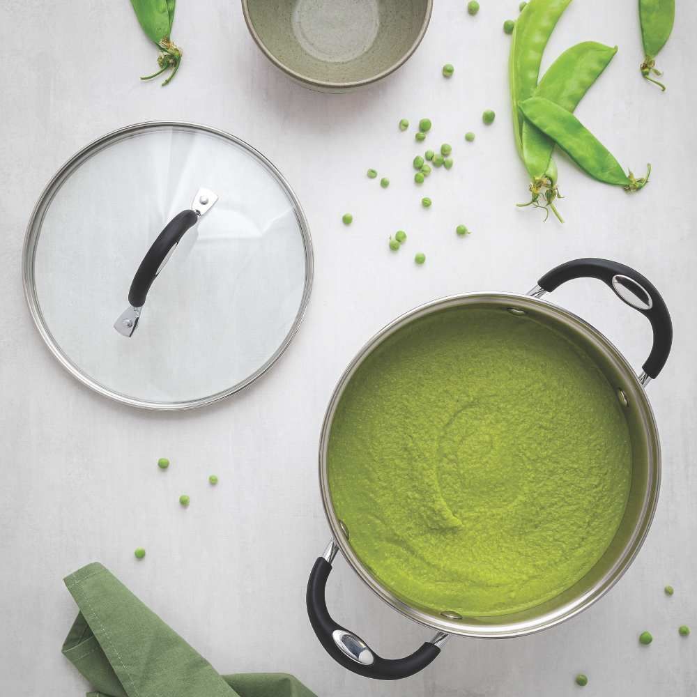 Caçarola Aço Inox Astro De Indução Tramontina 8,9 Litros - Rasa