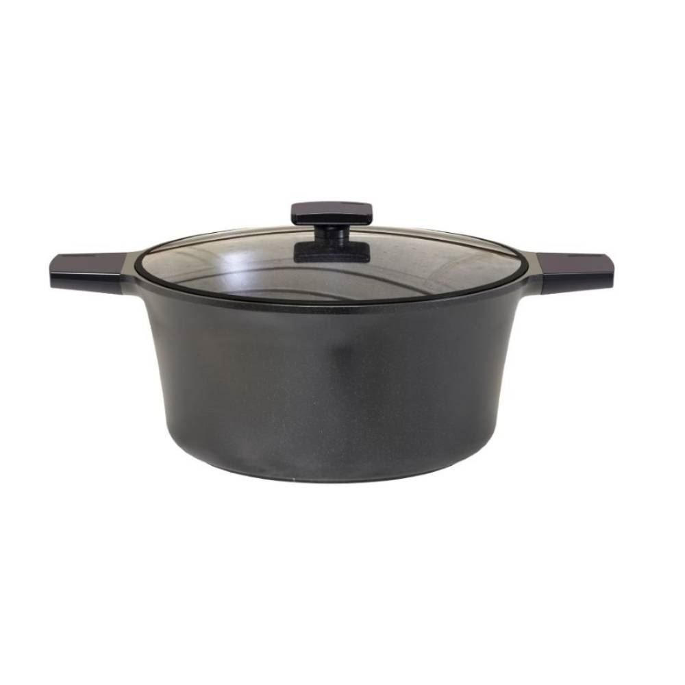 Caçarola De Indução Com Tampa Boston Havan Casa 20Cm - Preto