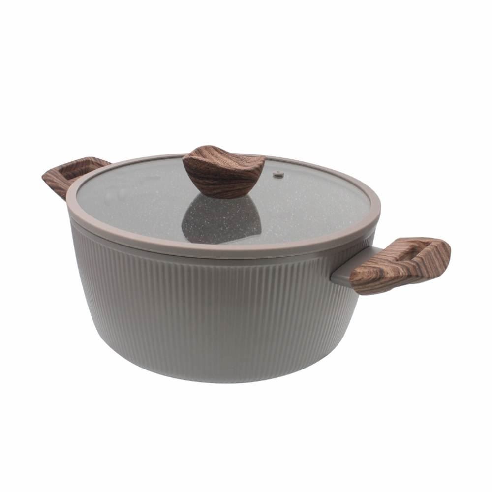 Caçarola De Indução Com Tampa Elegance Havan Casa 20Cm - Chocolate