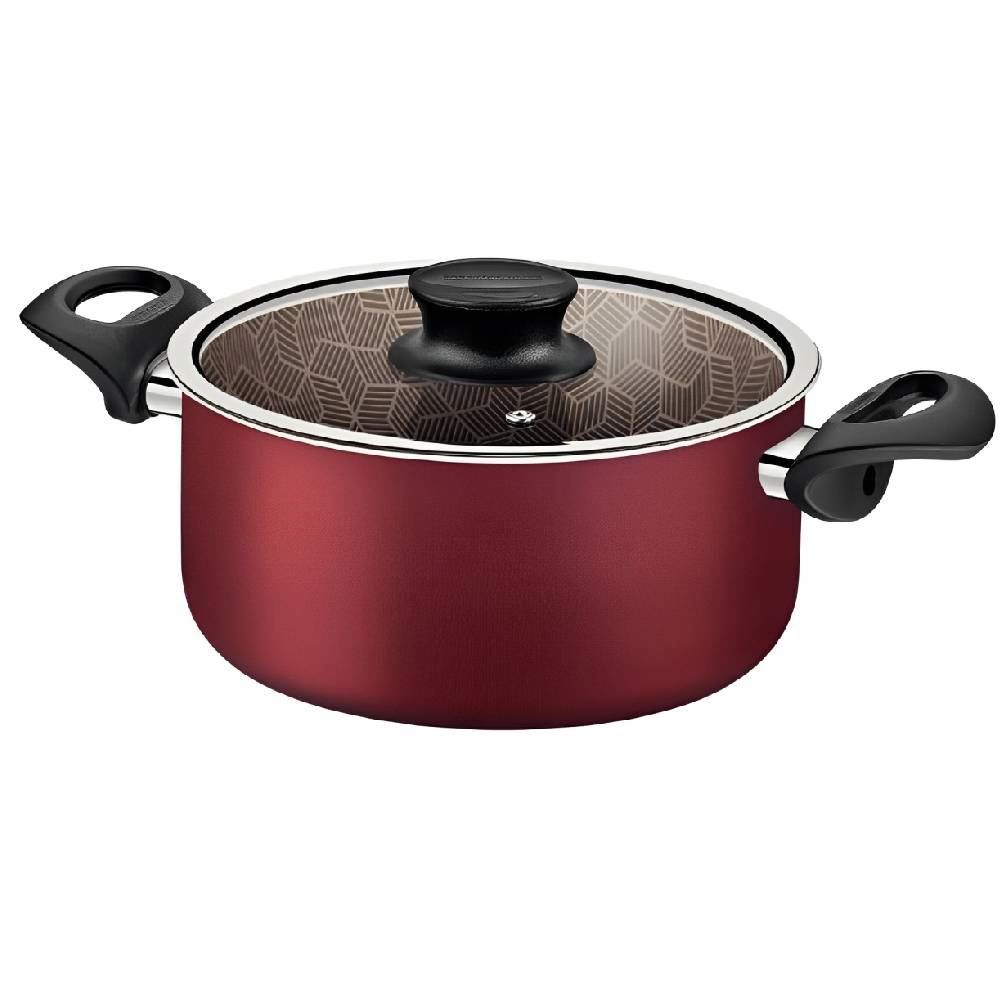 Caçarola Paris Tramontina 20Cm Tramontina - Vermelho Escuro 
