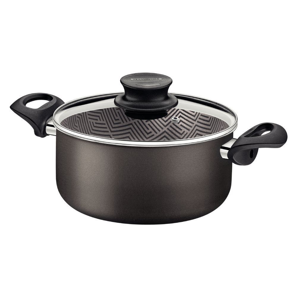 Caçarola Com Tampa Paris Tramontina 4,9 Litros  - Chumbo