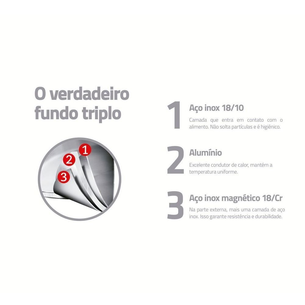 Caçarola Rasa Astro Tramontina - 1,4 Litros