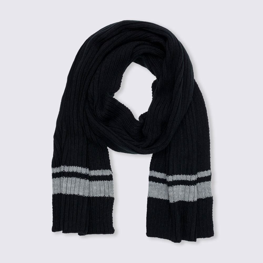 Cachecol Tamanho Único Masculino Tricot Marc Alain - PRETO U