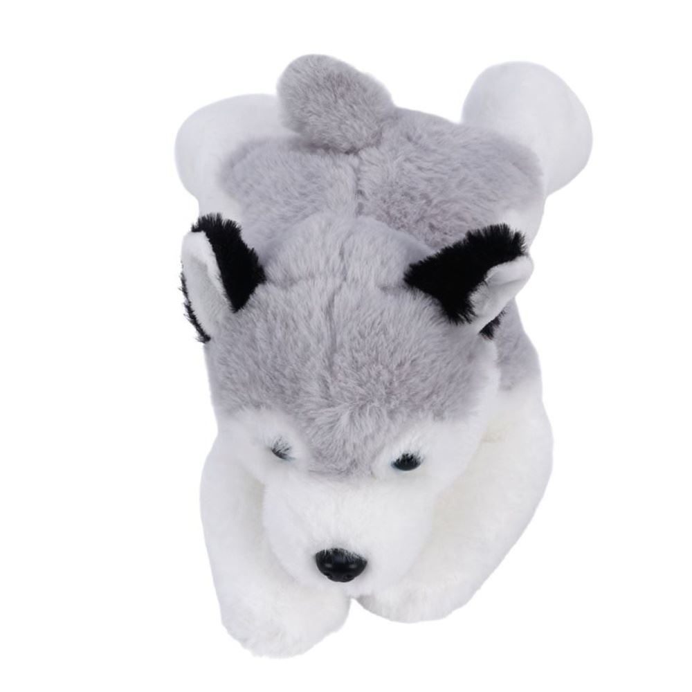 Pelúcia Cachorro Husk Deitado Cinza - Havan Toys