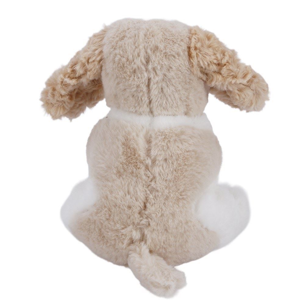Cachorro de Pelúcia Sentado Bege e Branco - Havan Toys