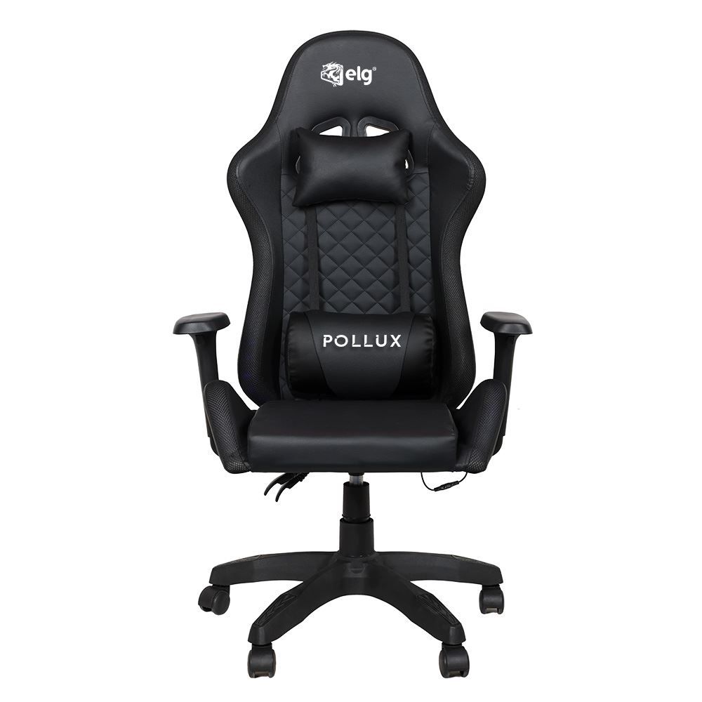 Cadeira Gamer Rgb Pollux Com Apoio Cervical Elg Braço 3D