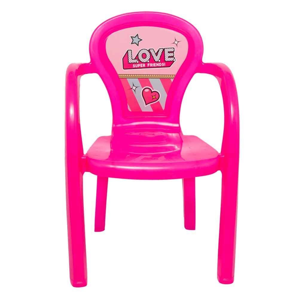 Cadeira Infantil Decor Love Usual Plastic - 471
