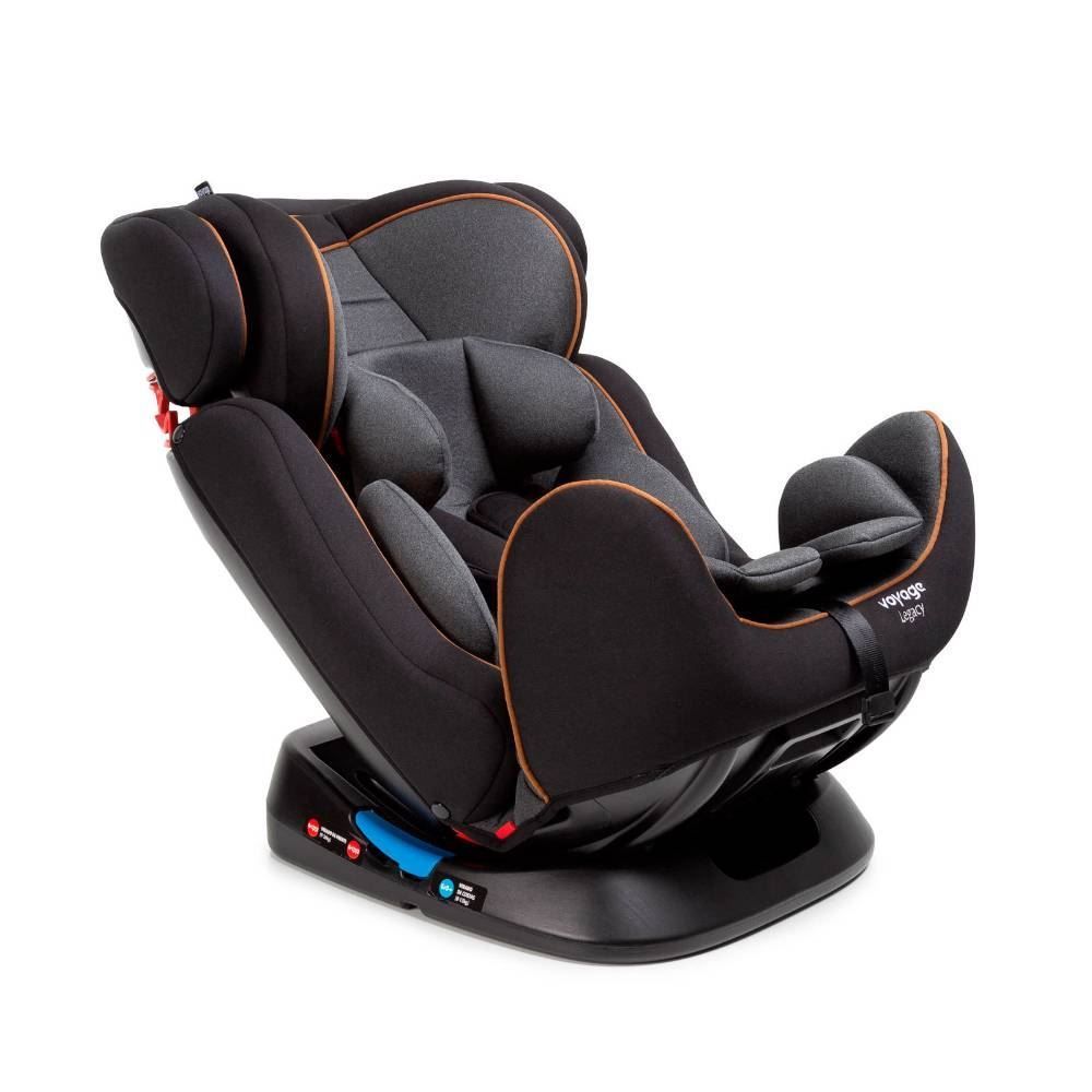 Cadeira Para Auto Reclinável Legacy 0 A 36Kg Voyage - Preto E Cinza