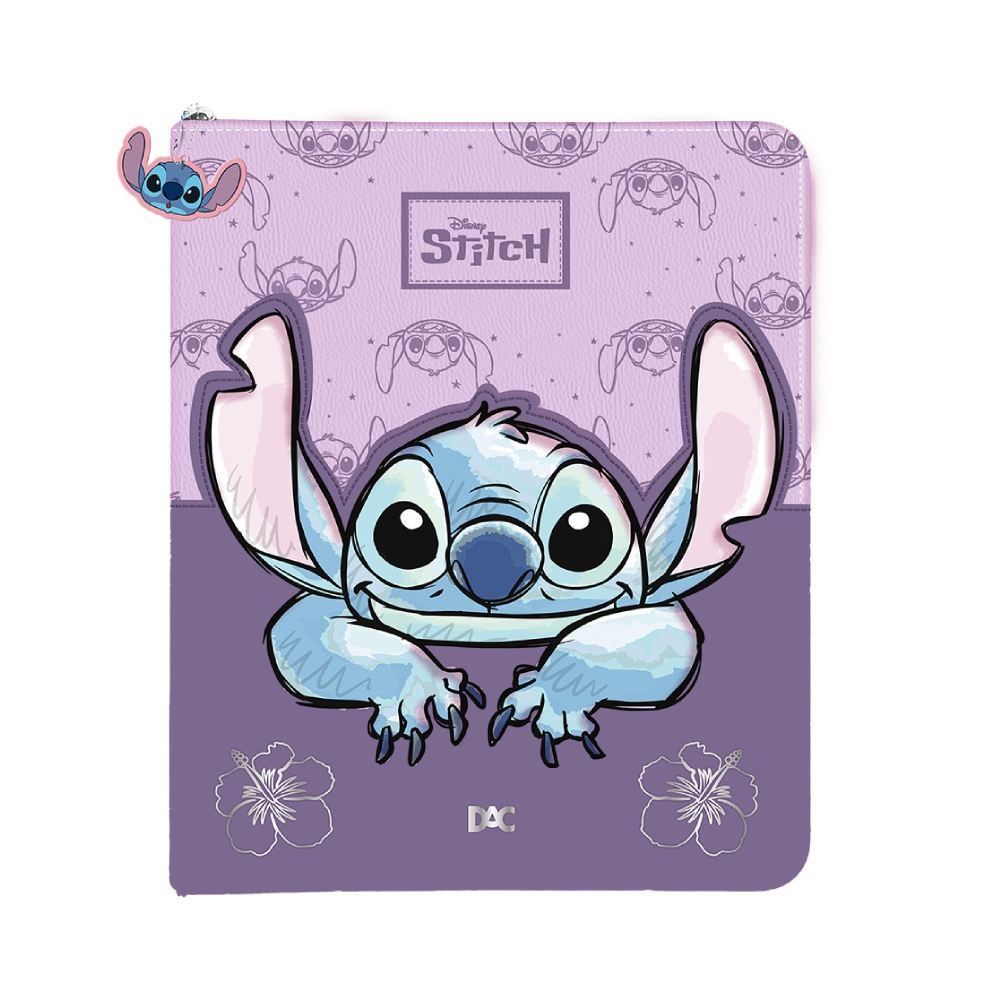 Caderno Argolado Universitário Stitch 48 Folhas - 48 Folhas