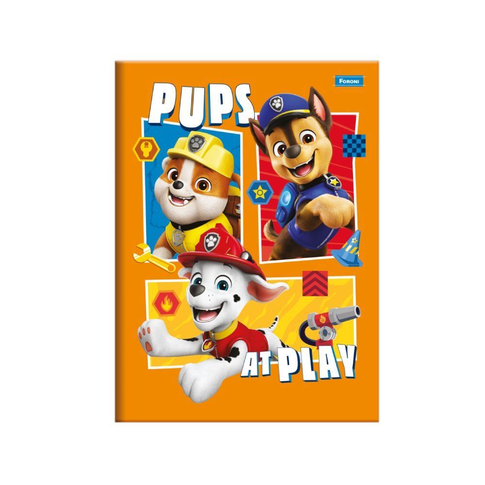 Caderno Brochura 1/4 Patrulha Canina 80 Folhas Foroni - Sortido