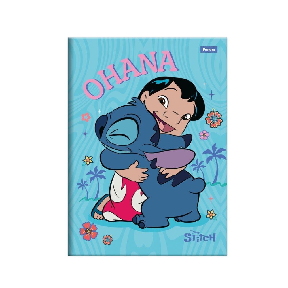 Caderno Brochura Capa Dura 1/4 Stitch 80 Folhas Foroni - Sortido